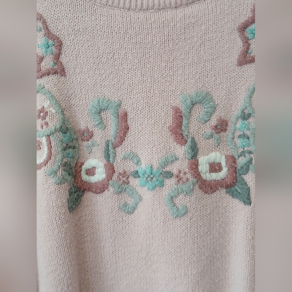 Vintage Alfred Dunner Floral Sweater Womens XL(READ) Grannycore Cottagecore - Picture 4 of 4